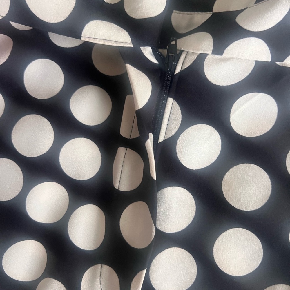 Mango Black and White Polka Dot Jumpsuit - Picture 8 of 9